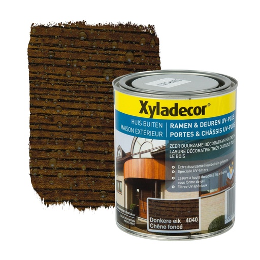 Xyladecor Ramen&Deuren UV-Plus Donkere Eik 750ml
