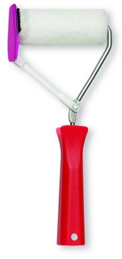 [86831099] VERFSPLITSROL MET AFDEKPLAATJE 10CM