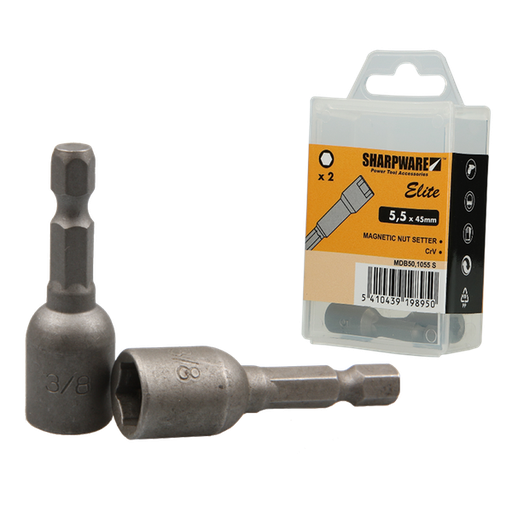 [0MDB5008PSI] Magnetische dopbits 45mm SW 5/16" 2st