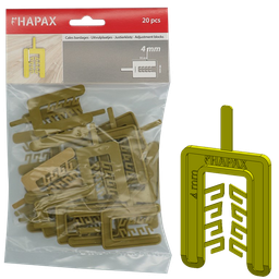 [HAP052N0000400055A] HAPAX uitvulplaatjes 4x40,00x55 /20st