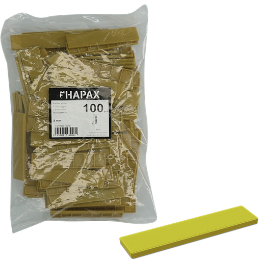 [HAP051N00040000955] HAPAX platte wiggen Ø4x22x95 /100st (gl)