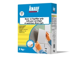 [545872] KNAUF BOUW-EN TEGELLIJM GRIJS 5KG