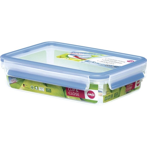 [K3021412] Tefal Masterseal Bewaardoos Rechthoekig 1,2L Blauw