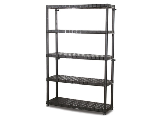 [X120] PLASTI RACK 120 185X120X40 5 LEGBORDEN ZWART