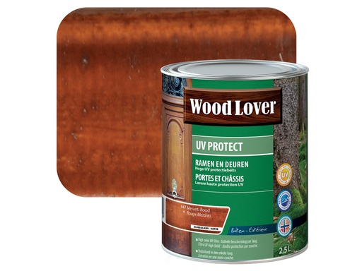 WOODLOVER UV PROTECT 647 MERANTI ROOD 2,5 LITER