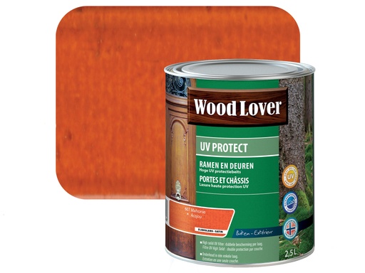 WOODLOVER UV PROTECT 607 MAHONIE 2,5 LITER