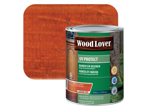 WOODLOVER UV PROTECT 603 NATUURTEAK 2,5 LITER