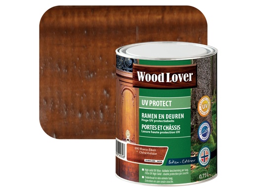 WOODLOVER UV PROTECT 690 MOERAS EIKEN 0,75 LITER