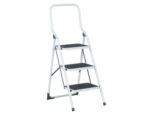 [L213] Escalo Big Step Trapladder 3 Treden Wit