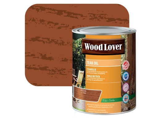 WOODLOVER TEAK OLIE 613 2,5L