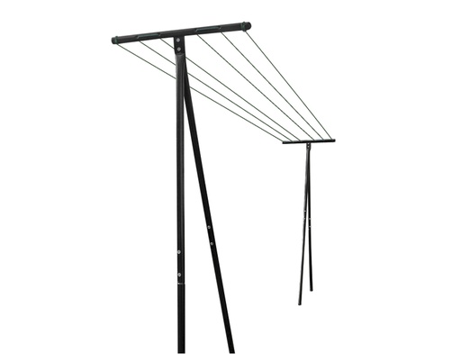 [V197] Practo Home Droogpaal Zwart 2 stuks + waslijn