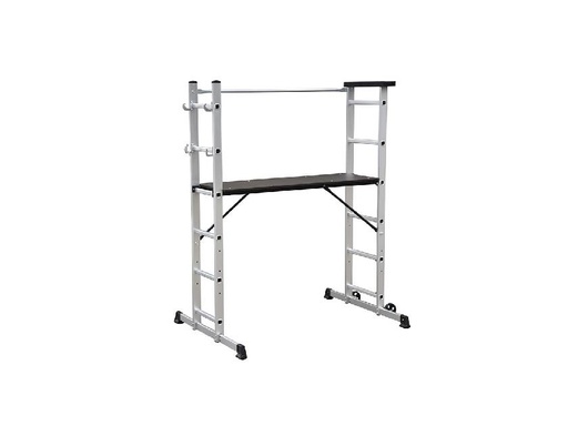 [L718] Escalo Multiwork Combi Stelling-Ladder 2x6 Treden + Wielen