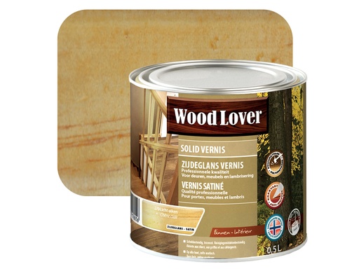 WOODLOVER SOLID VERNIS 279 LICHT EIKEN 0,5L