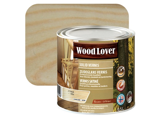 WOODLOVER SOLID VERNIS 273 BEUK 0,5L