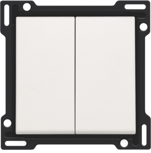 [NI10161505] NIKO Toets 2x1/2 white 101-61505