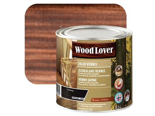 WOODLOVER SOLID VERNIS 272 WENGE 0,5L