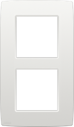 [NI10176200] NIKO Tweevoudige afdekplaat met 60 mm, verticaal Original white 101-76200