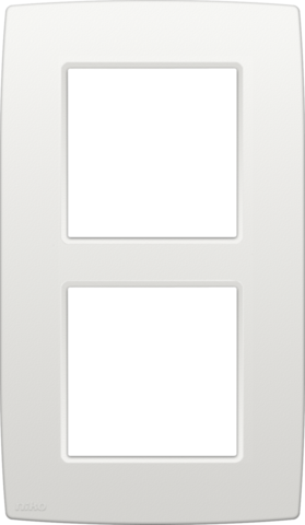 [NI10176200] NIKO Tweevoudige afdekplaat met 60 mm, verticaal Original white 101-76200