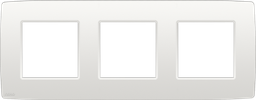 [NI10176700] NIKO Drievoudige afdekplaat met 71 mm centerafstand Original white 101-76700