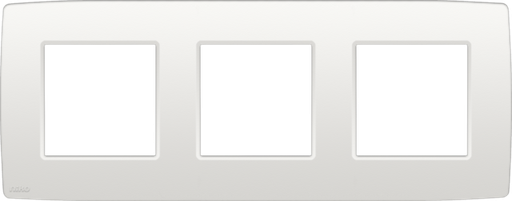 [NI10176700] NIKO Drievoudige afdekplaat met 71 mm centerafstand Original white 101-76700