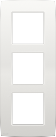[NI10176300] NIKO Drievoudige afdekplaat met 60 mm centerafstand, verticaal Original white 101-76300