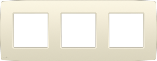 [NI10076700] NIKO Drievoudige afdekplaat met 71 mm centerafstand Original cream 100-76700