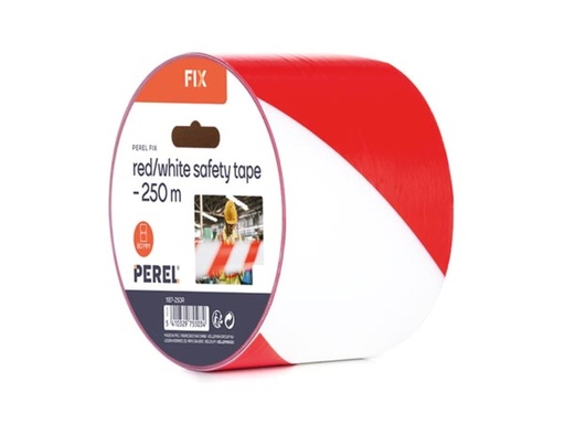 [1187-250R] Signalisatielint 250m Rood/Wit