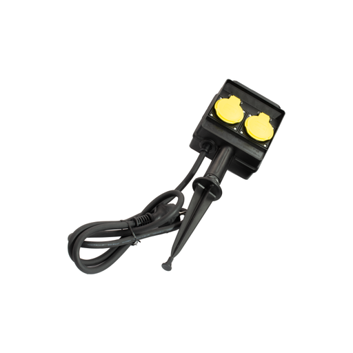 [RAINBOW 010] Stekkerblok + Pin + 1,5M Snoer 2X16A