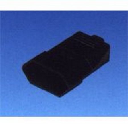 [2002-BE-N] KOPPELSTEKKER PLAT 2P ZWART