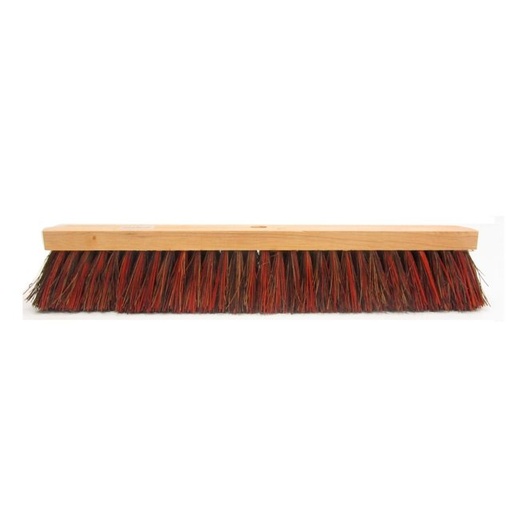 [1437] STRAATBEZEM BAHIA/PVC KORT ongelakt 50 cm plat