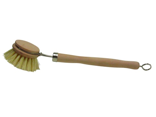 [979] BOBRUSH AFWASBORSTEL ROND HOUT TAMPICO