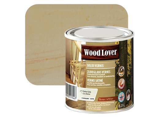 WOODLOVER SOLID VERNIS 271 PATINA GRIJS 0,25L