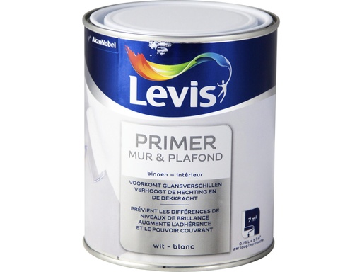 [LV5035809] Levis Primer Muur & Plafond wit 0,75l