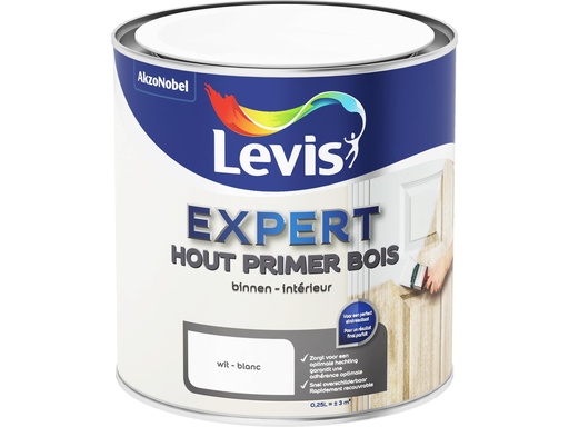 [LV5220016] Levis Expert Primer Hout Binnen 0,25l Wit