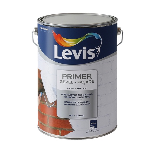 Levis Primer Façade Wit 5l