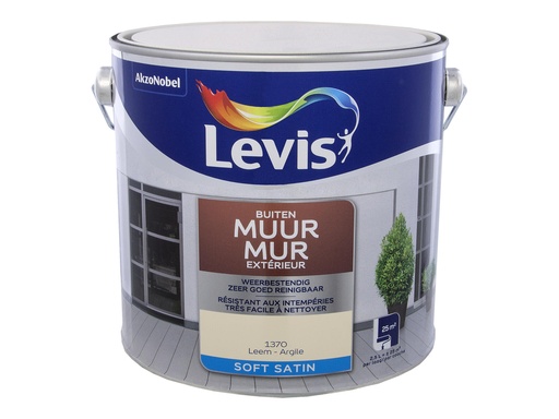 Levis Gevelverf Zijdeglans 2,5l Leem