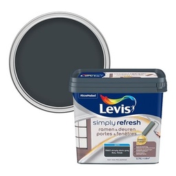 [LV5687481] Levis Simply Refresh ramen & deuren zijdeglans 0,75l simply dark grey