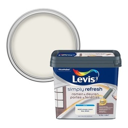 [LV5687479] Levis Simply Refresh ramen & deuren zijdeglans 0,75l simply cream