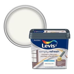[LV5687482] Levis Simply Refresh ramen & deuren zijdeglans 0,75l simply white