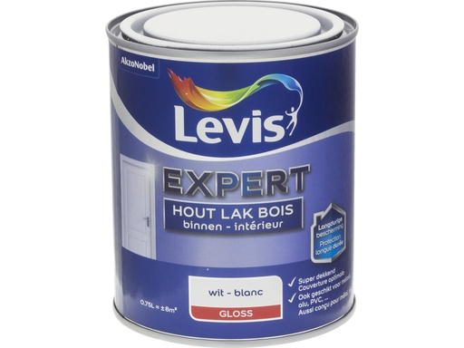 Levis Expert Binnenlak Hooglans Wit 750 ml