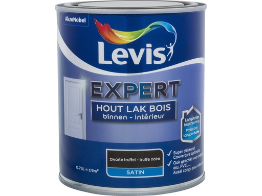 [L5272456] Levis Expert Binnenlak Zijdeglans Zwarte Truffel 750 ml