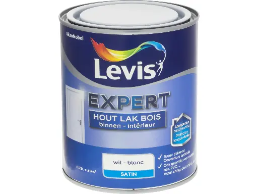Levis Expert Binnenlak Zijdeglans Wit 750 ml
