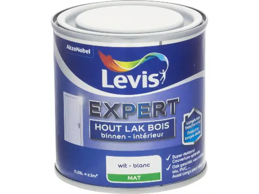[L5272512] Levis Expert Binnenlak Mat Wit 250 ml