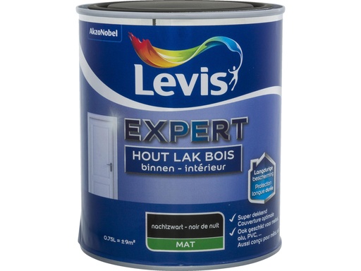 [L5272505] Levis Expert Binnenlak Mat Nachtzwart 750 ml