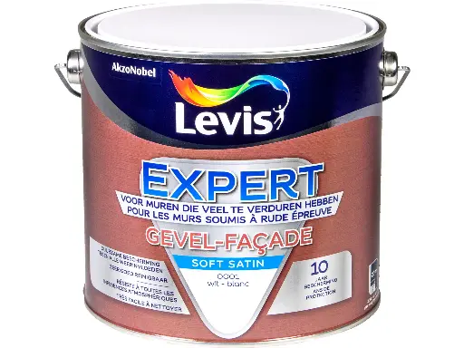 [LV5241117] Levis Expert Muurverf Gevel Zijdeglans 2,5l Wit