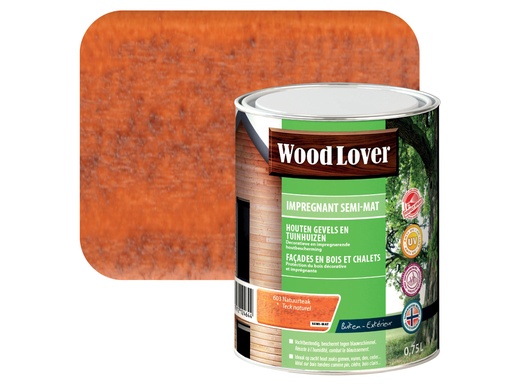 WOODLOVER IMPREGN. SEMI-MAT 603 NATUURTEAK 0,75 LITER
