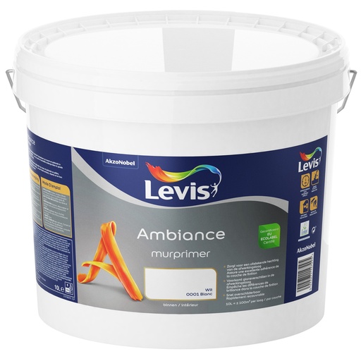 Levis Ambiance Primer Muur 10l Wit