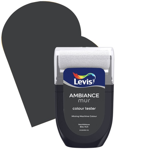[LV5357151] Levis Ambiance Tester Muurverf Extra mat 30ml 6996 Nachtblauw