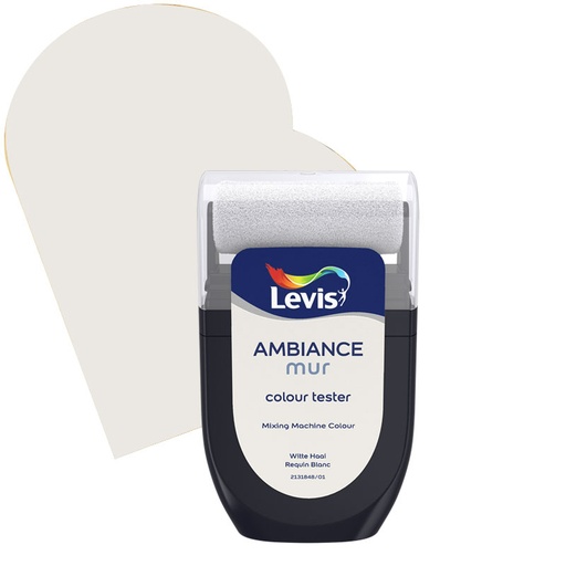 [LV5357141] Levis Ambiance Tester Muurverf Extra mat 30ml 4211 Witte Haai