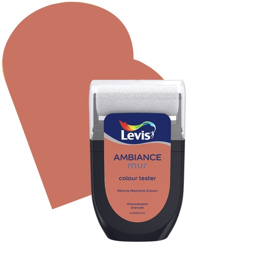 [LV5357160] Levis Ambiance Tester Muurverf Extra mat 30ml 2632 Granaatappel